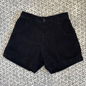 Jungmaven Black Cabuya Corduroy Women's Shorts